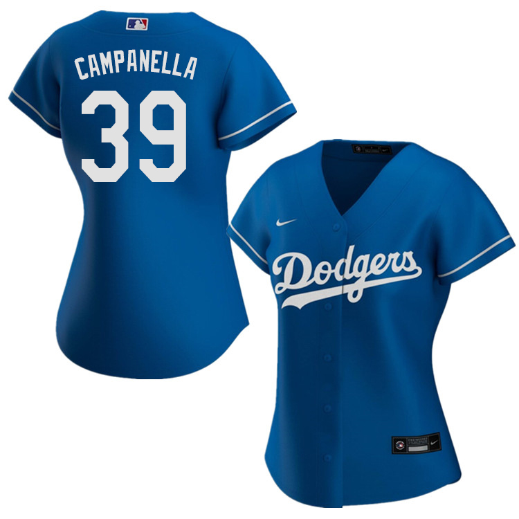 Nike Women #39 Roy Campanella Los Angeles Dodgers Baseball Jerseys Sale-Blue